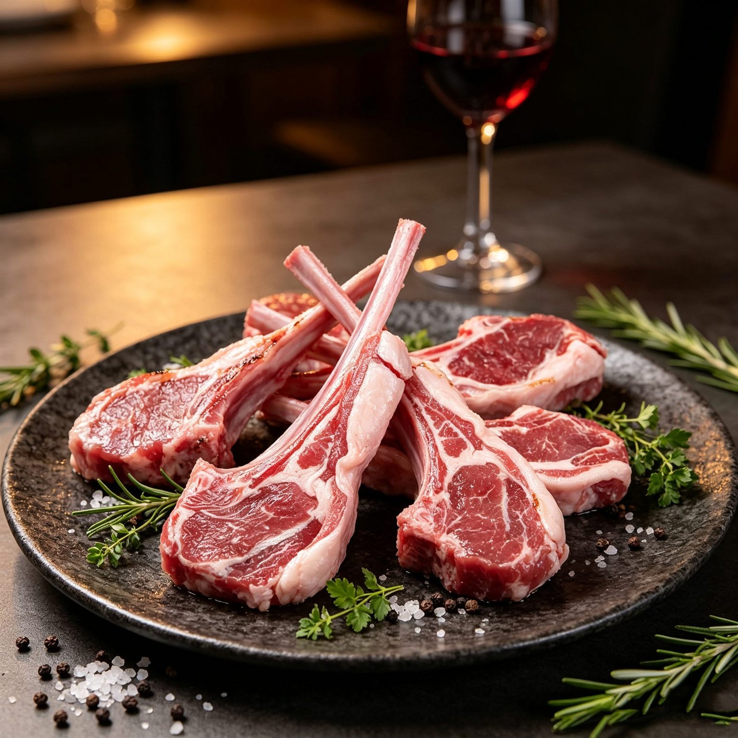 12 Bones French Style Tomahawk Lamb Chops